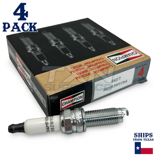 Champion 9407 Iridium Spark Plug RER8ZWYCB4 - 4 Pack