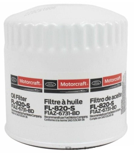 6 Engine Oil Filters Genuine FORD Motorcraft Replace OEM # FL820S