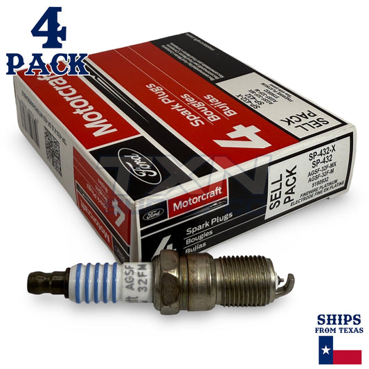 Motorcraft SP432 Platinum Spark Plugs SP-432-X - 4 Pack