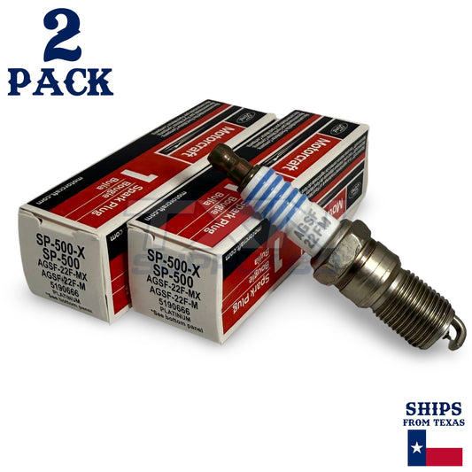 Motorcraft SP500 Platinum Spark Plugs SP-500-X - 2 Pack