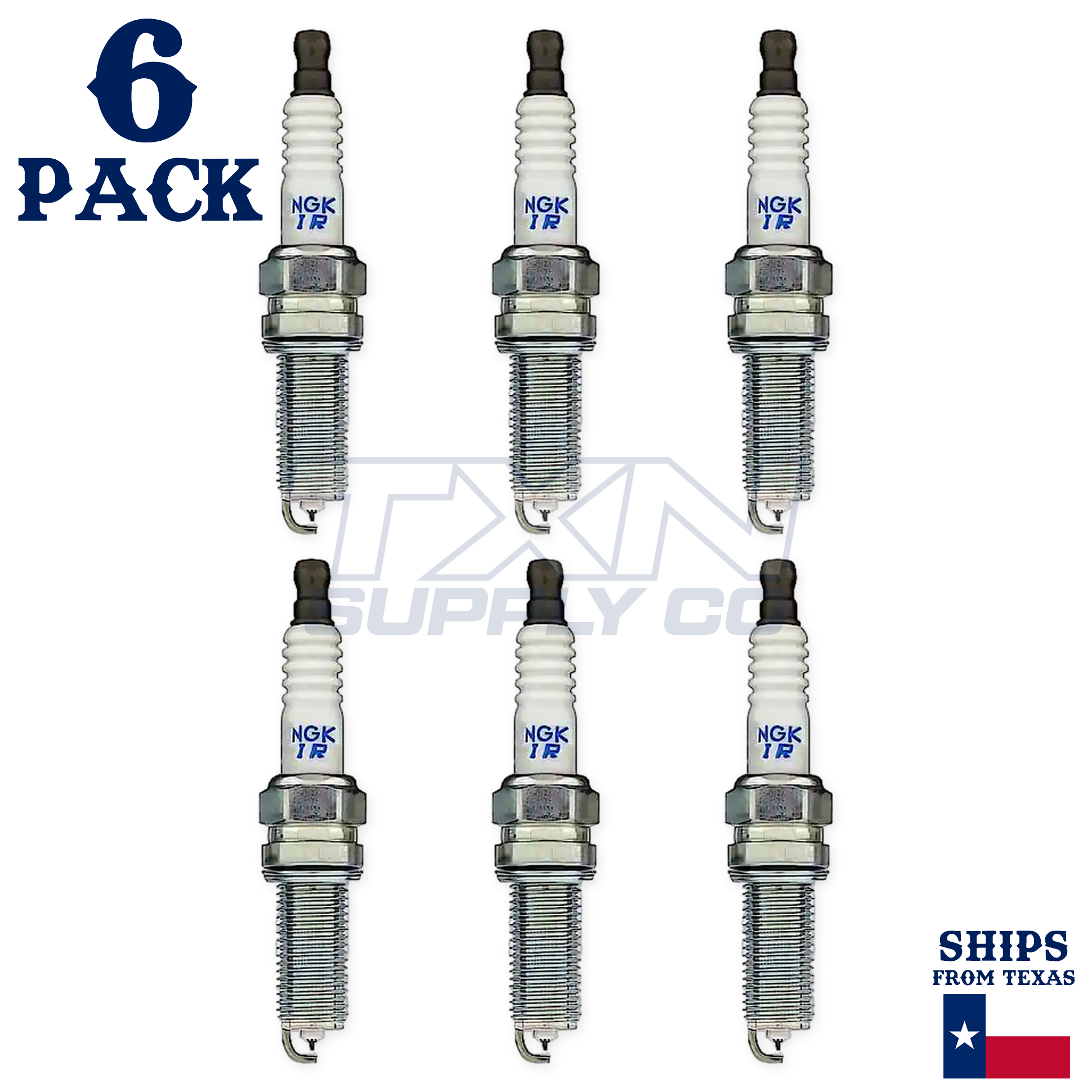 NGK 1422 ILKR8E6 Spark Plugs 6 Pack
