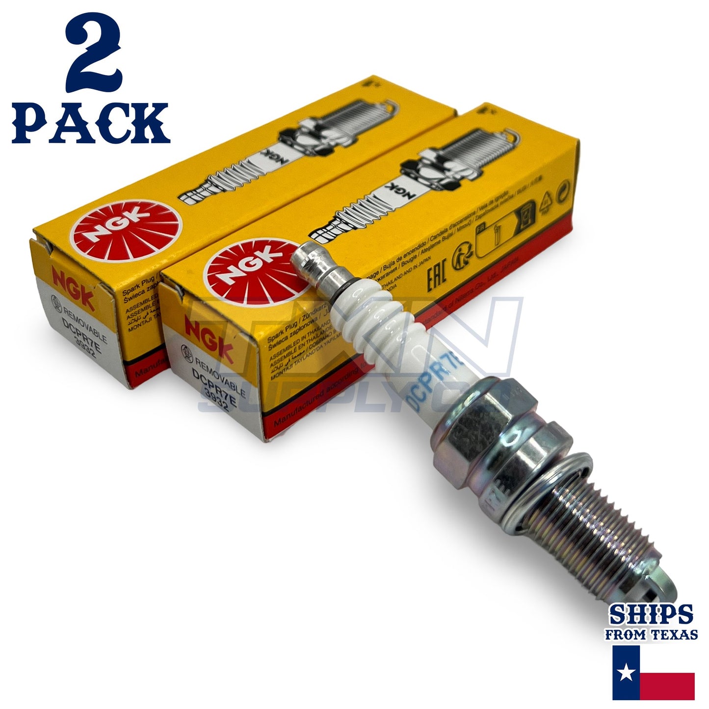NGK 3932 Spark Plug DCPR7E - 2 Pack