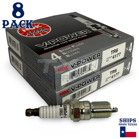 Spark Plugs Set of 8 - NGK TR6 for 1997-2013 C5, Z06, Grand Sport Corvette