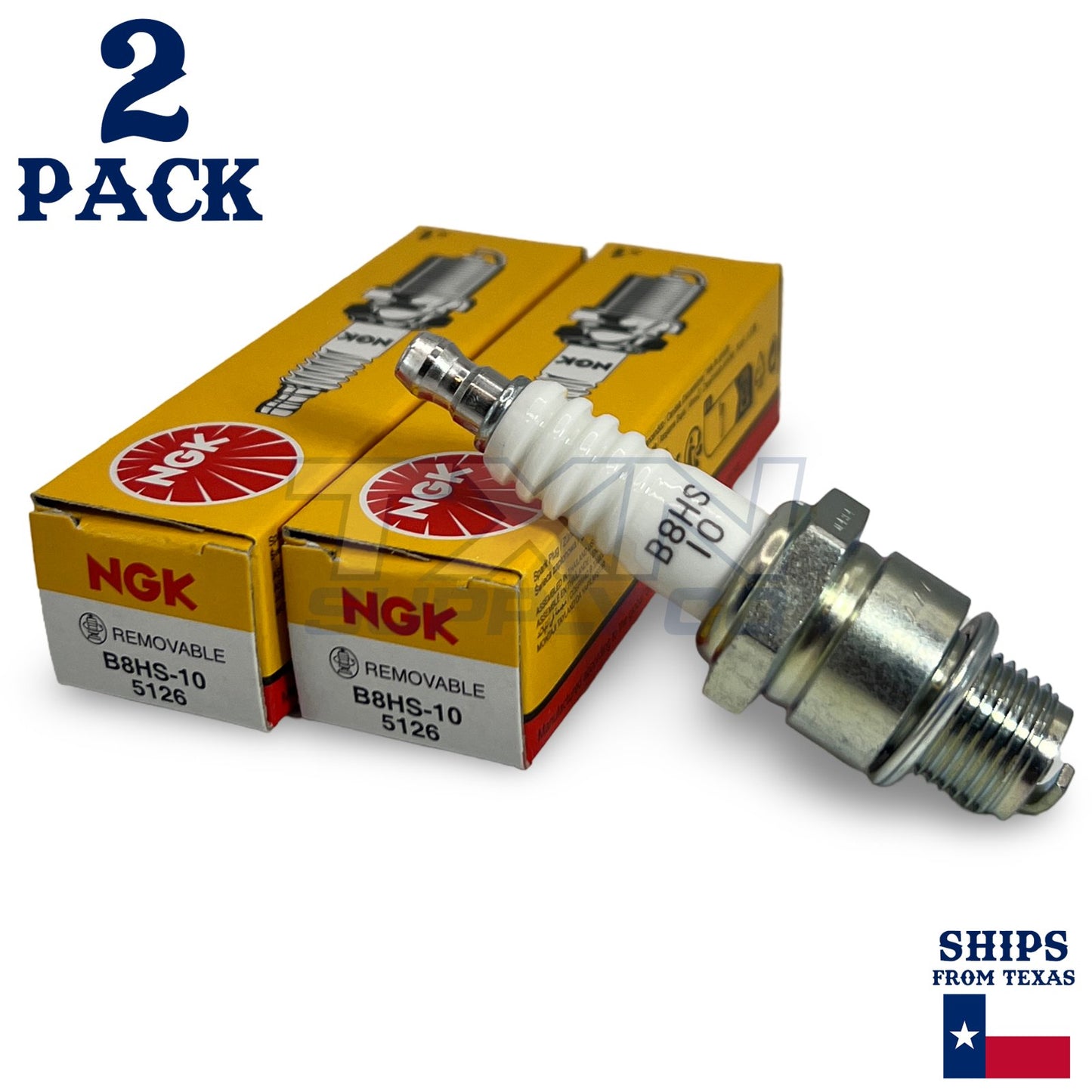 NGK SPARK PLUG SET NGK - 708.14.90 - B8HS-10 5126 - Set 2 piece -