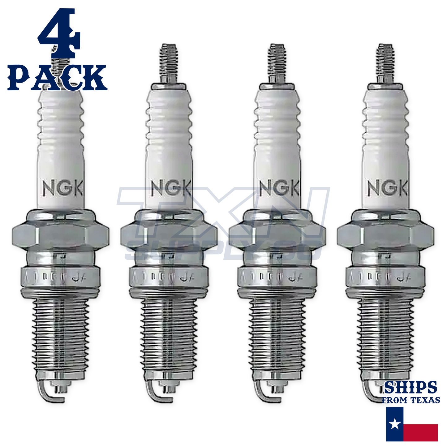 NGK 5829 DP8EA-9 Spark Plugs 4 Pack
