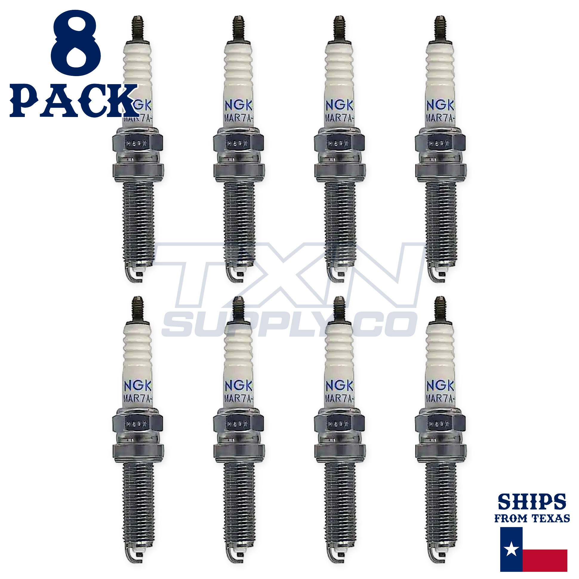 8 Pack NGK 5946 Spark Plug LAMR6A-9