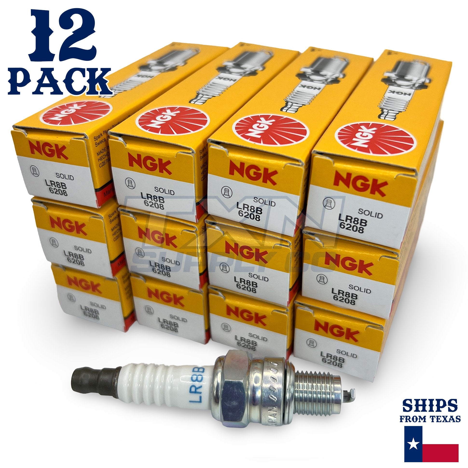 KTM NGK 6208 Spark Plug - LR8B - 8 Pack
