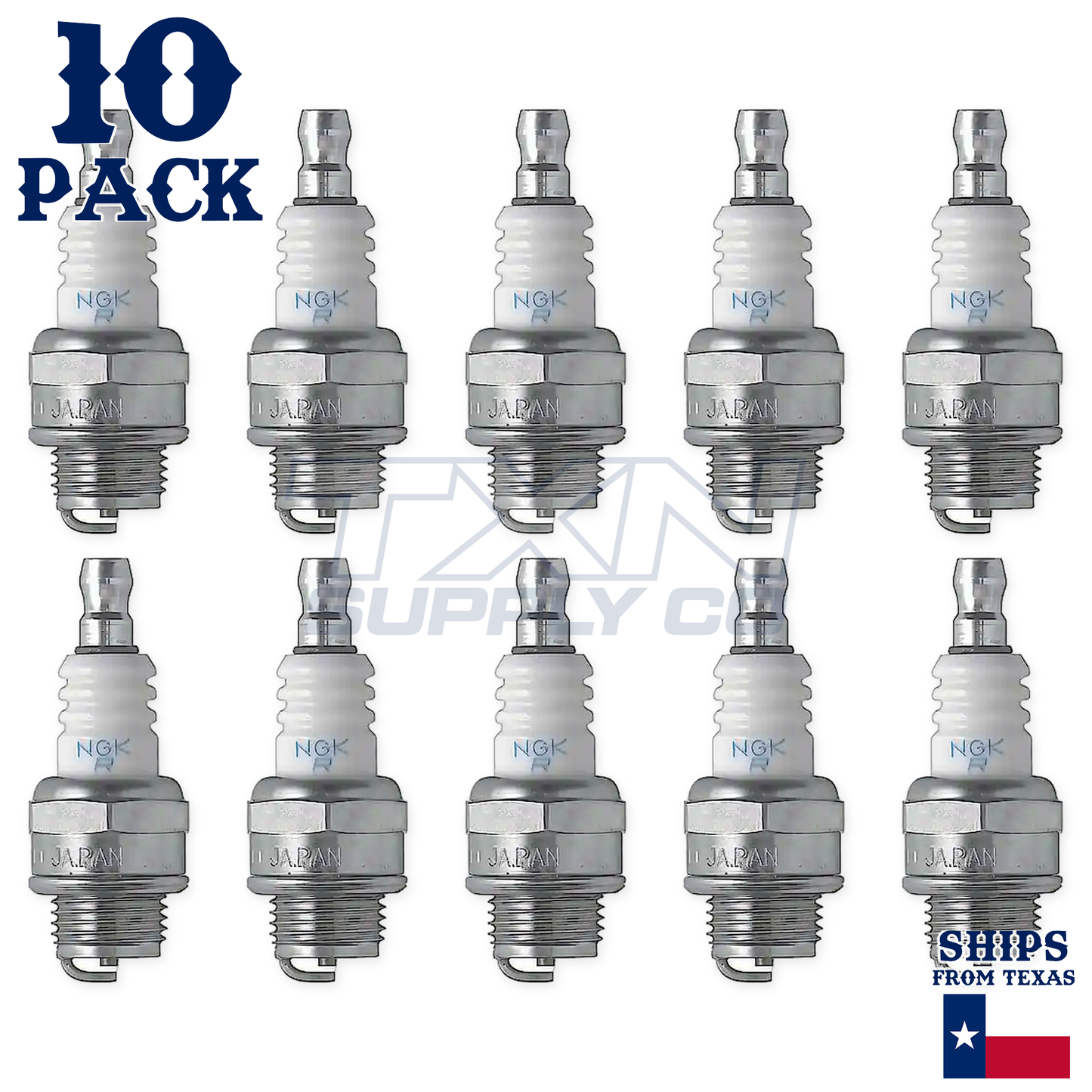 NGK 7421 BMR6A Spark Plugs 10 Pack
