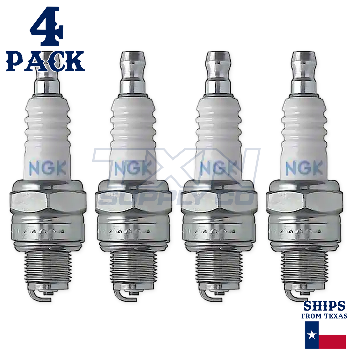 NGK 7543 CMR7A Spark Plugs 4 Pack
