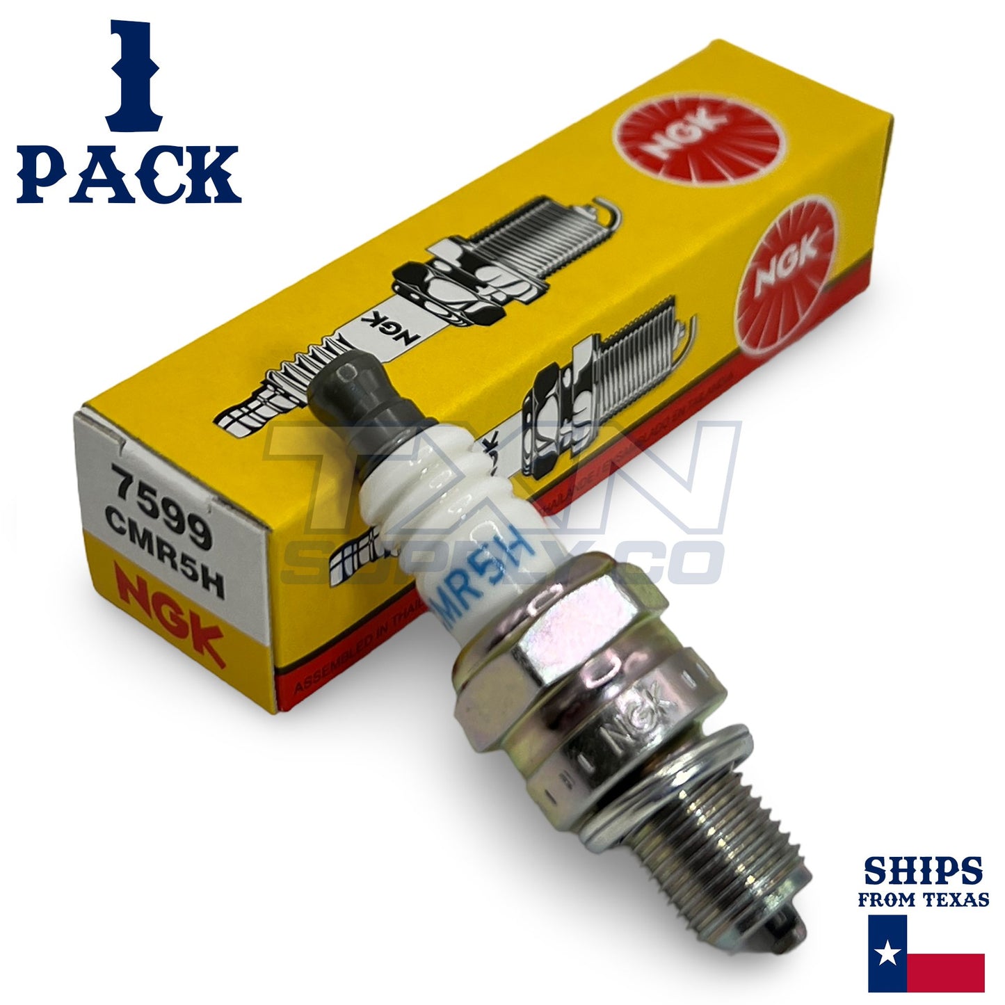NGK 7599 Spark Plug CMR5H - 1 Pack