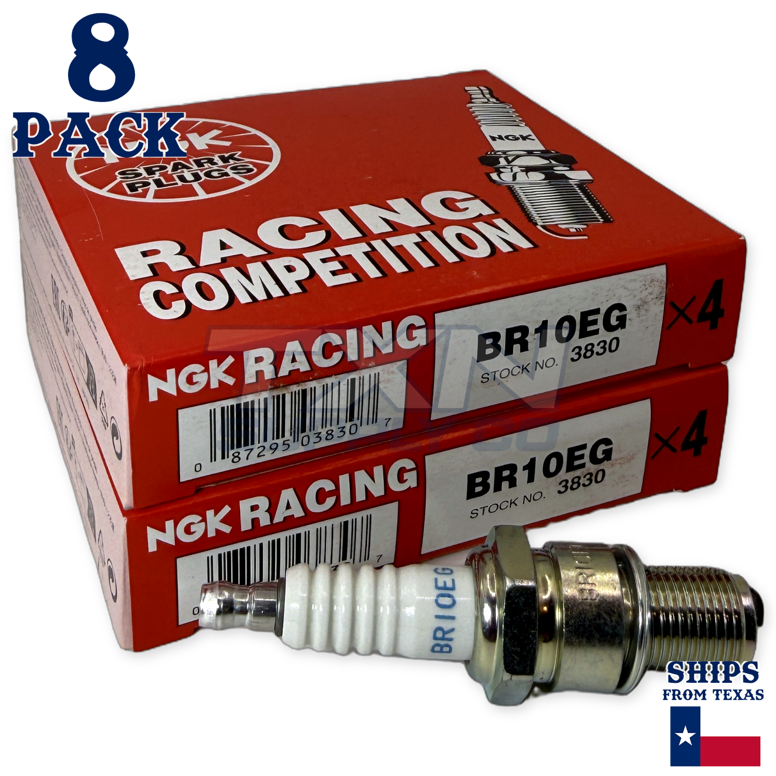 NGK 3830 Spark Plug BR10EG - 8 Pack