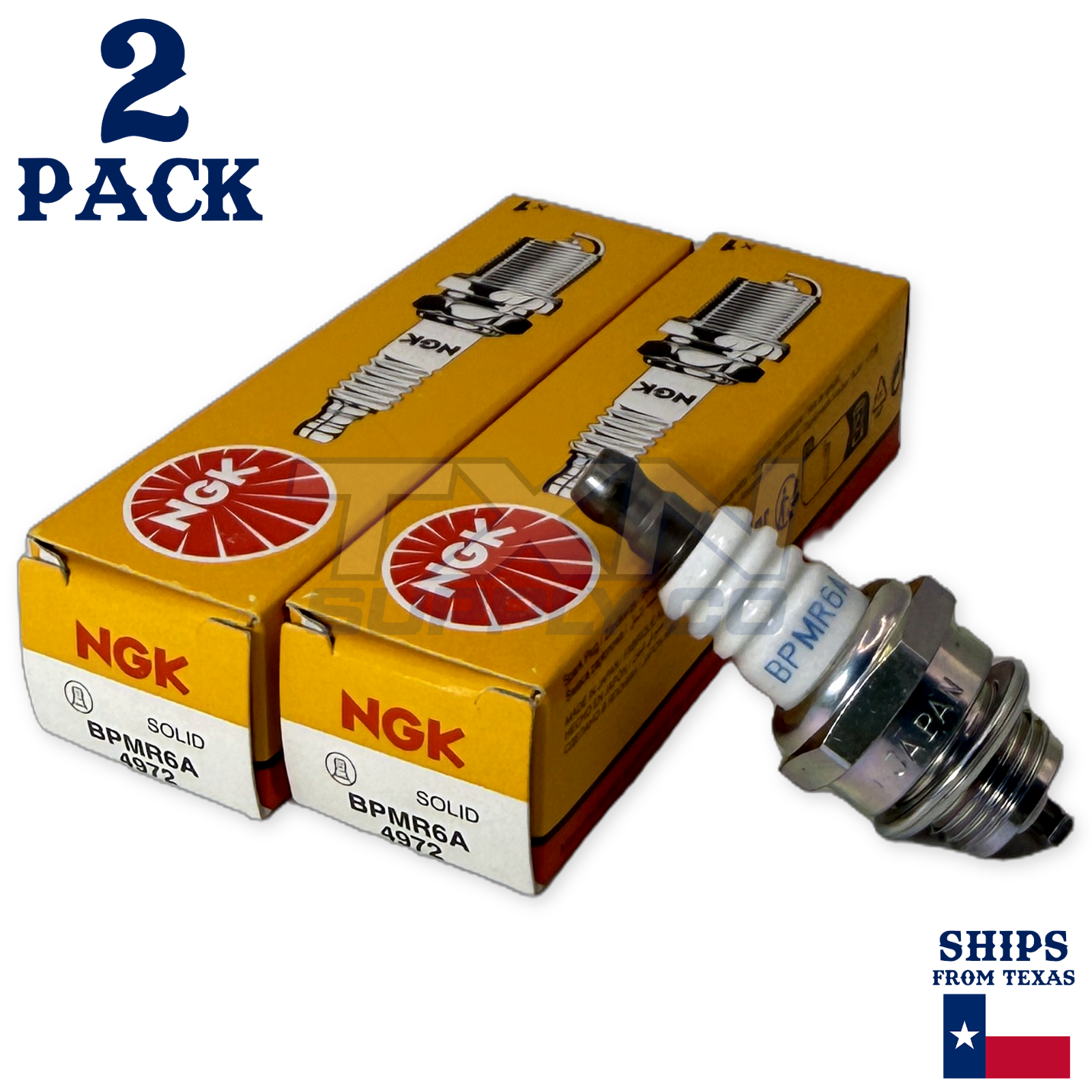 NGK 4972 Spark Plug BPMR6A - 2 Pack