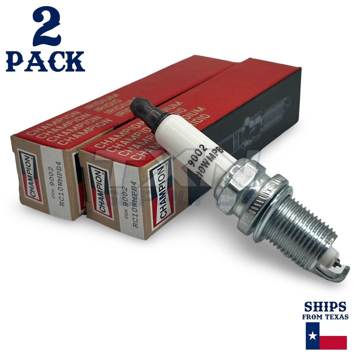 Champion 9002 Iridium Spark Plugs RC10WMPB4 - 2 Pack