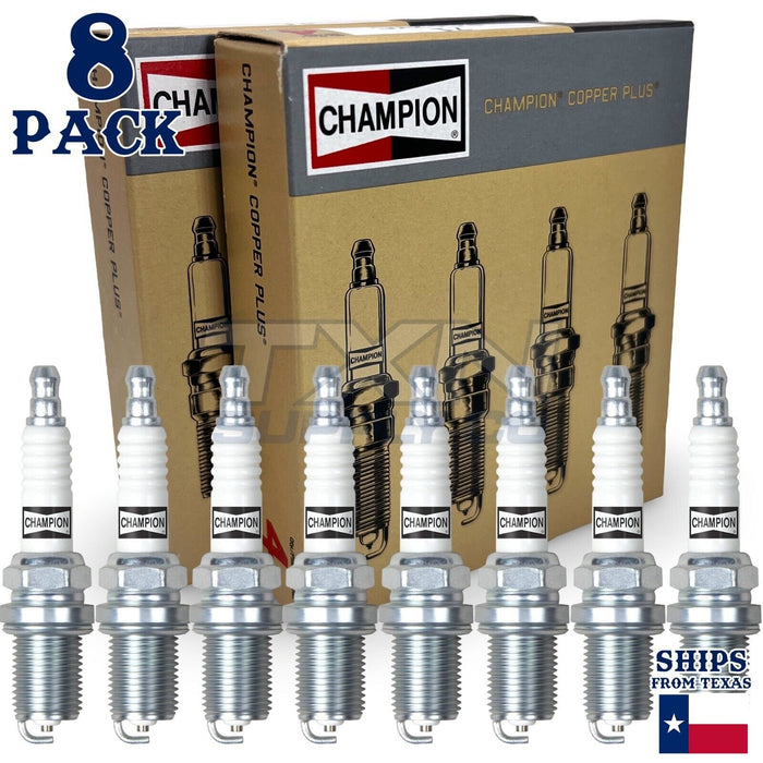 8 Pack Champion Copper Spark Plugs Set for MERCURY MARAUDER 2003-2004 V8-4.6L ps