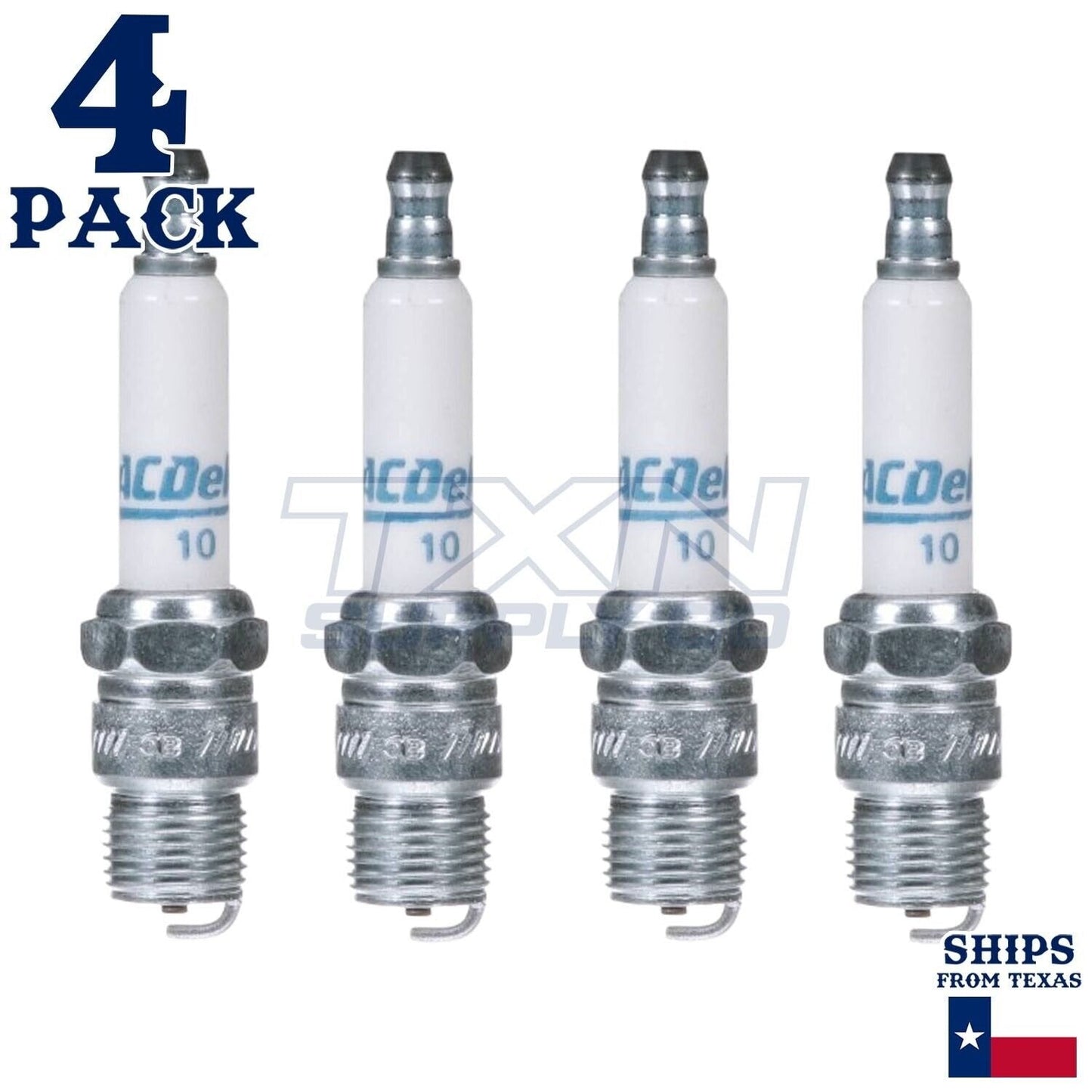4 Pack GM ACDelco #10 RAPIDFIRE Platinum Spark Plugs 19298364