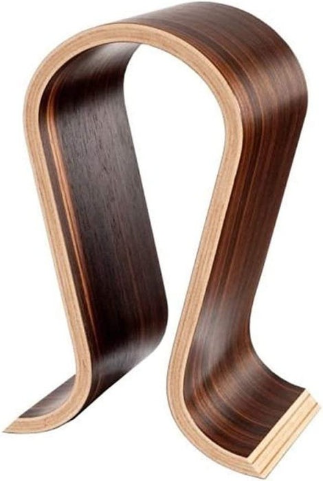 Wooden Omega Headphones Stand/Hanger / Holder - Walnut Finish