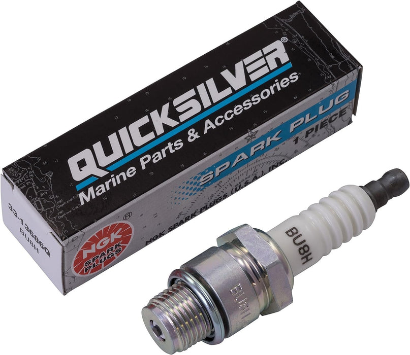 Quicksilver 13686Q NGK BU8H Semi-Surface Discharge Design Spark Plug, 1-Pack