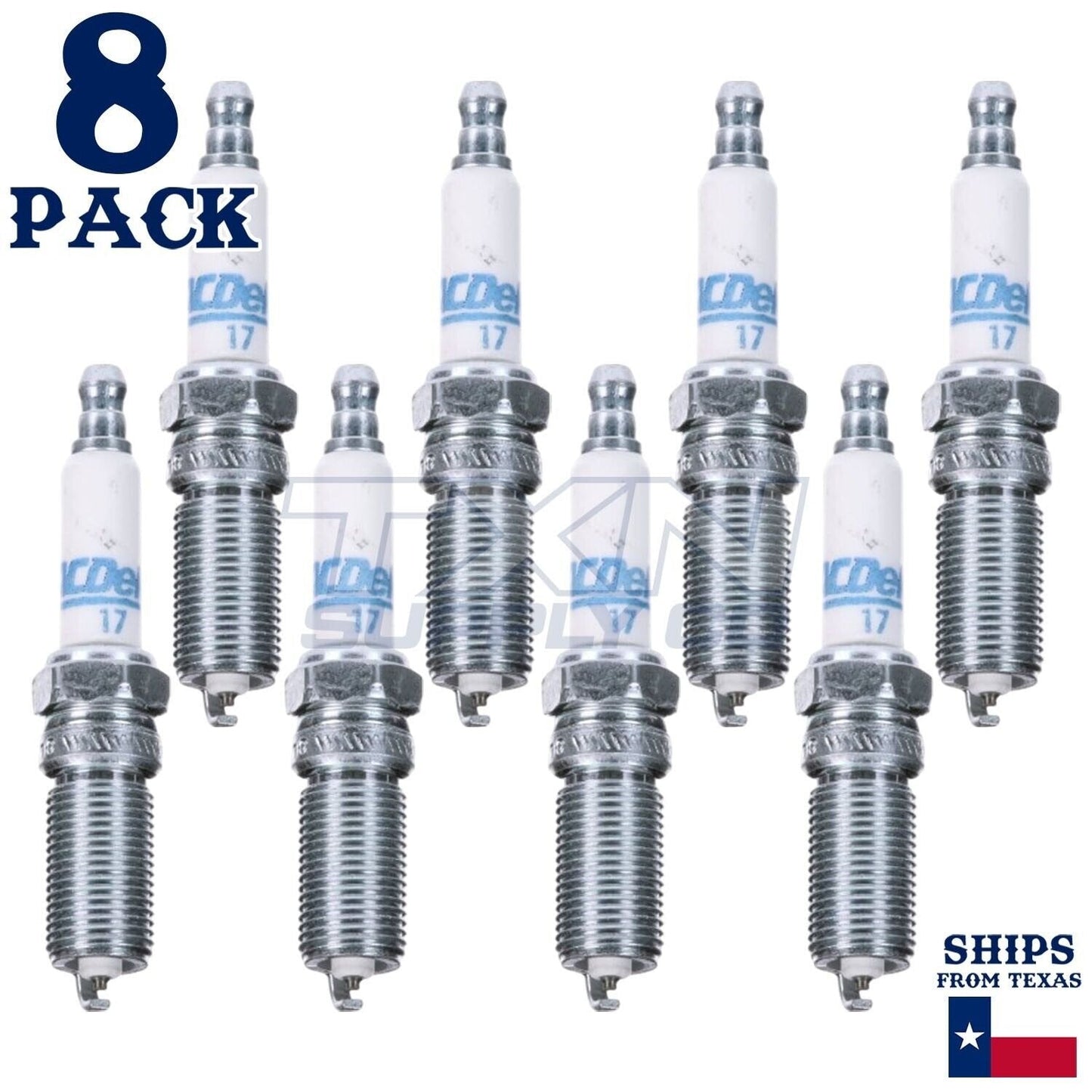 8 Pack GM ACDelco #17 RAPIDFIRE Platinum Spark Plugs ps