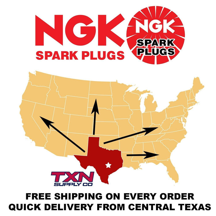 6 Pack NGK V-Power 4177 Spark Plugs TR6 ps