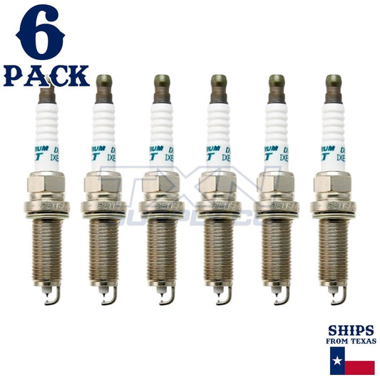6 Pack Denso 4711 Iridium TT Spark Plugs IXU22 ps