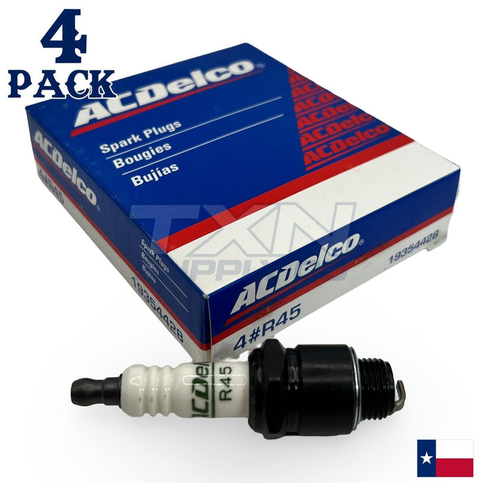 ACDelco R45 Copper Spark Plug - 4 Pack - 19354428 GM OEM