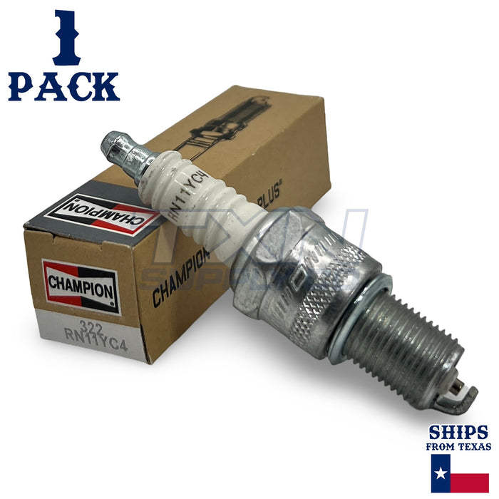 Champion 322 Copper Plus Spark Plug RN11YC4 - 1 Pack