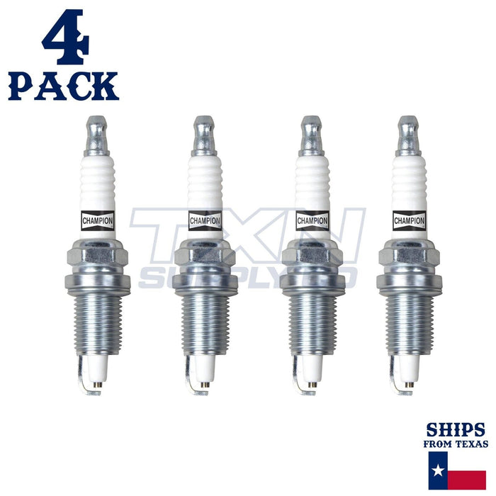 4 Pack Champion Copper Plus Spark Plugs for 2001-2005 Honda Civic 1.7L L4 ps