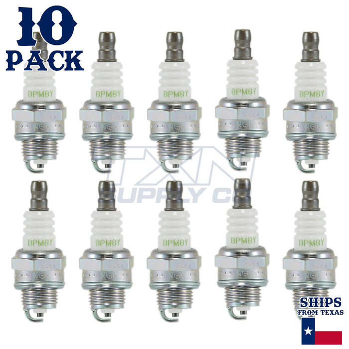 NGK 5574 Standard Spark Plug - BPM8Y, 10 Pack