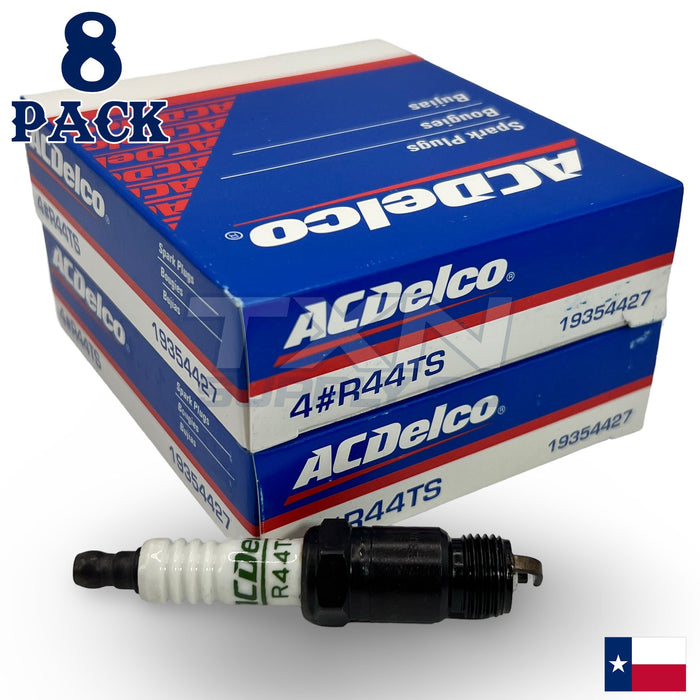 ACDelco R44TS Copper Spark Plug - 8 Pack - 19354427 GM OEM