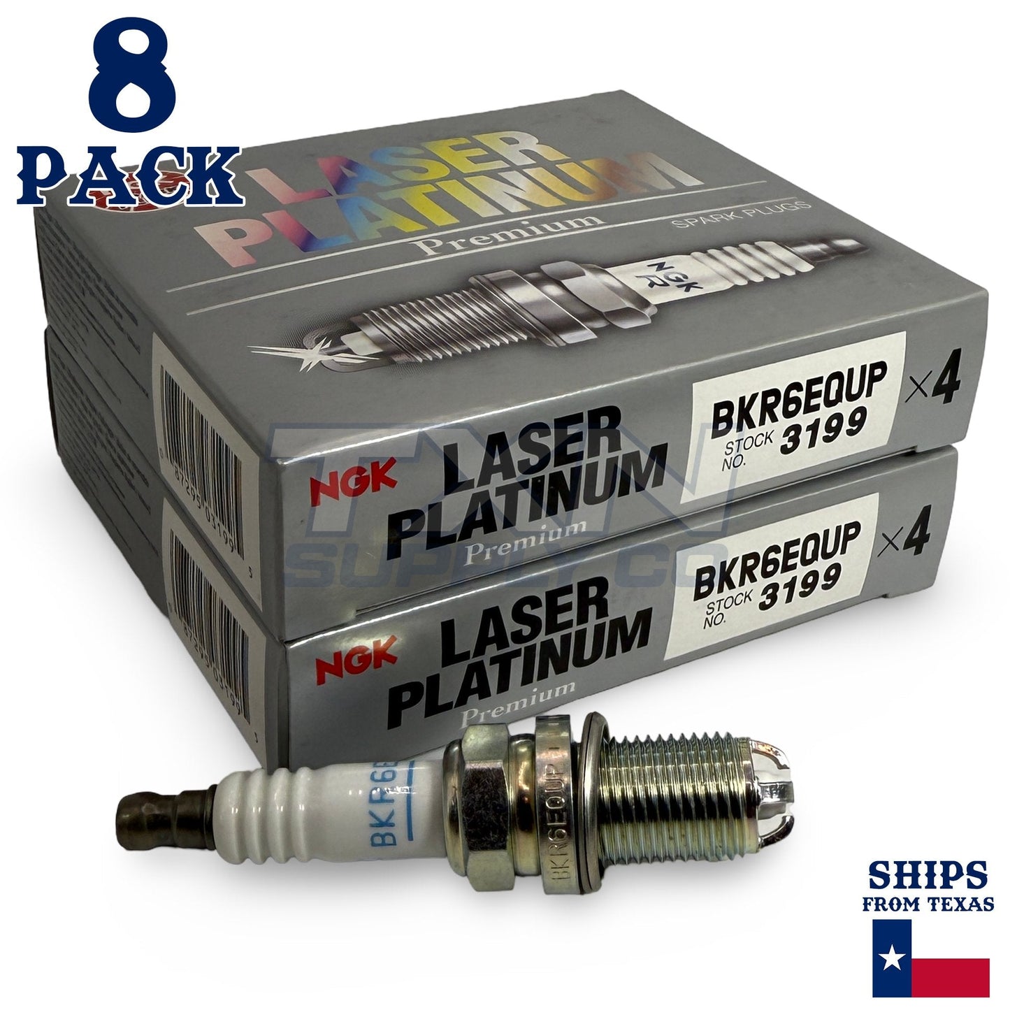 8 Pack NGK Laser Platinum Spark Plugs 2002-2005 for BMW 745i 4.4L V8 ps