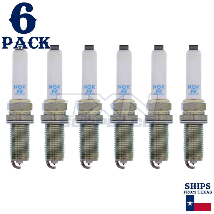 6 Pack NGK V-Power 94833 Spark Plugs PLFER7A8EG ps