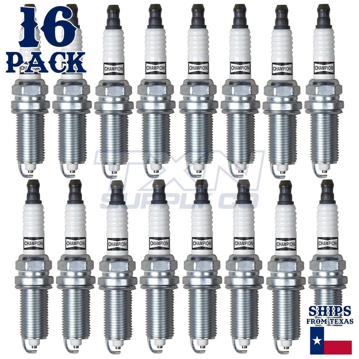 16 Pack Champion Copper Plus Spark Plugs for 2003-2008 Dodge Ram 1500 5.7L V8 ps