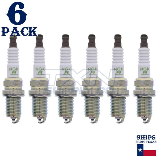 6 Pack NGK V-Power 6953 Spark Plugs BKR5E-11 ps