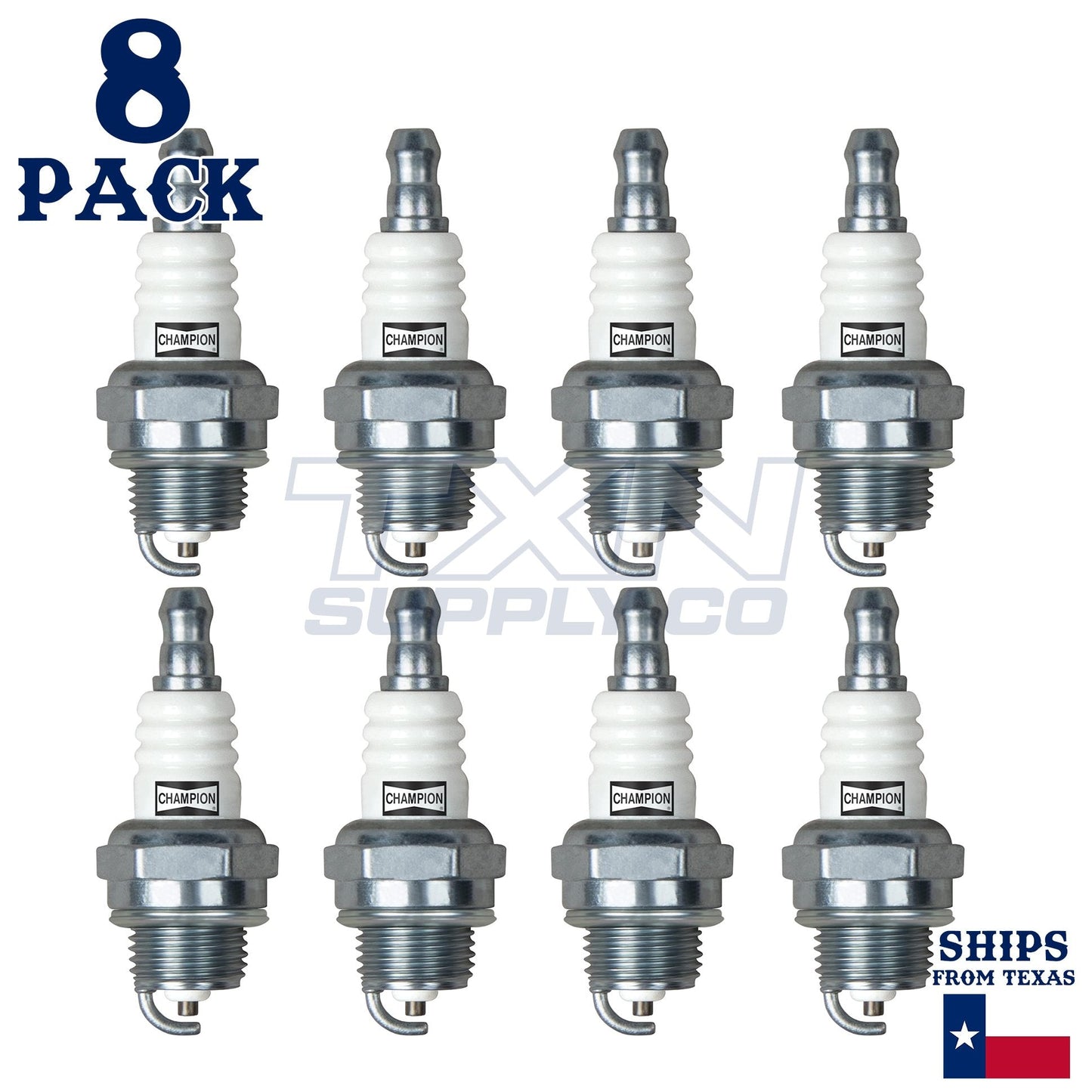 8 Pack Champion Spark Plug - For MS290 Stihl Chainsaw