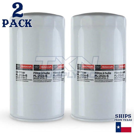 2 Pack Motorcraft FL2124S Engine Oil Filter FL-2124-S AA5Z-6714-A