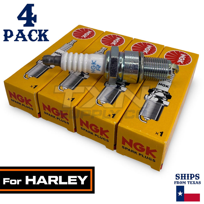 4 Pack NGK Spark Plug - For FLSTSB 1586 Cross Bones Harley-Davidson