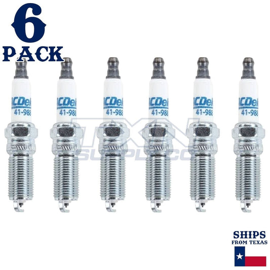 6 Pack Genuine GM ACDelco Iridium Spark Plugs 41-988 ps