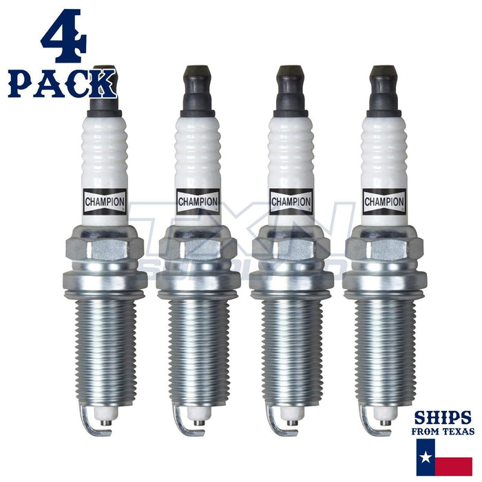 4 Pack Champion Copper Plus Spark Plugs for 2009-2010 Kia Magentis 2.4L L4