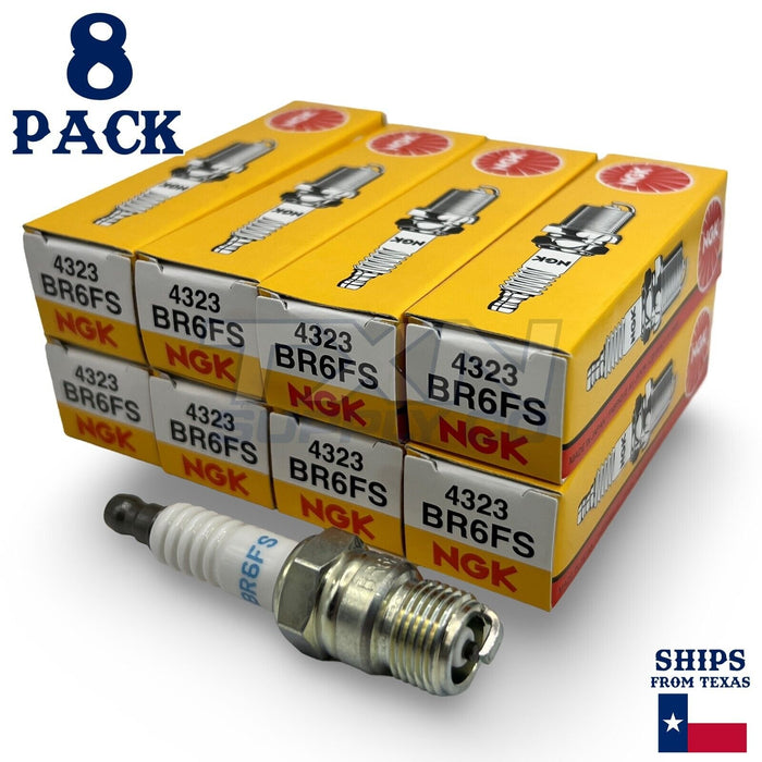 NGK 4323 Spark Plug BR6FS - 8 Pack