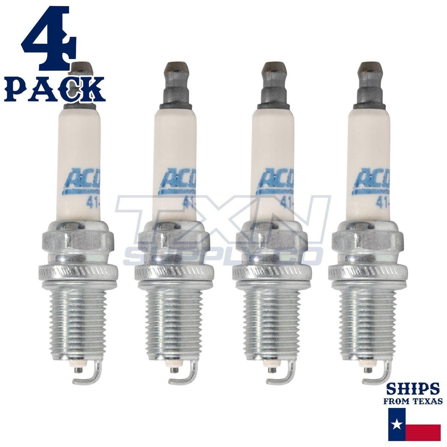 4 Pack ACDelco Double Platinum Spark Plugs 2003-2006 for Ford Econovan 1.8L ps