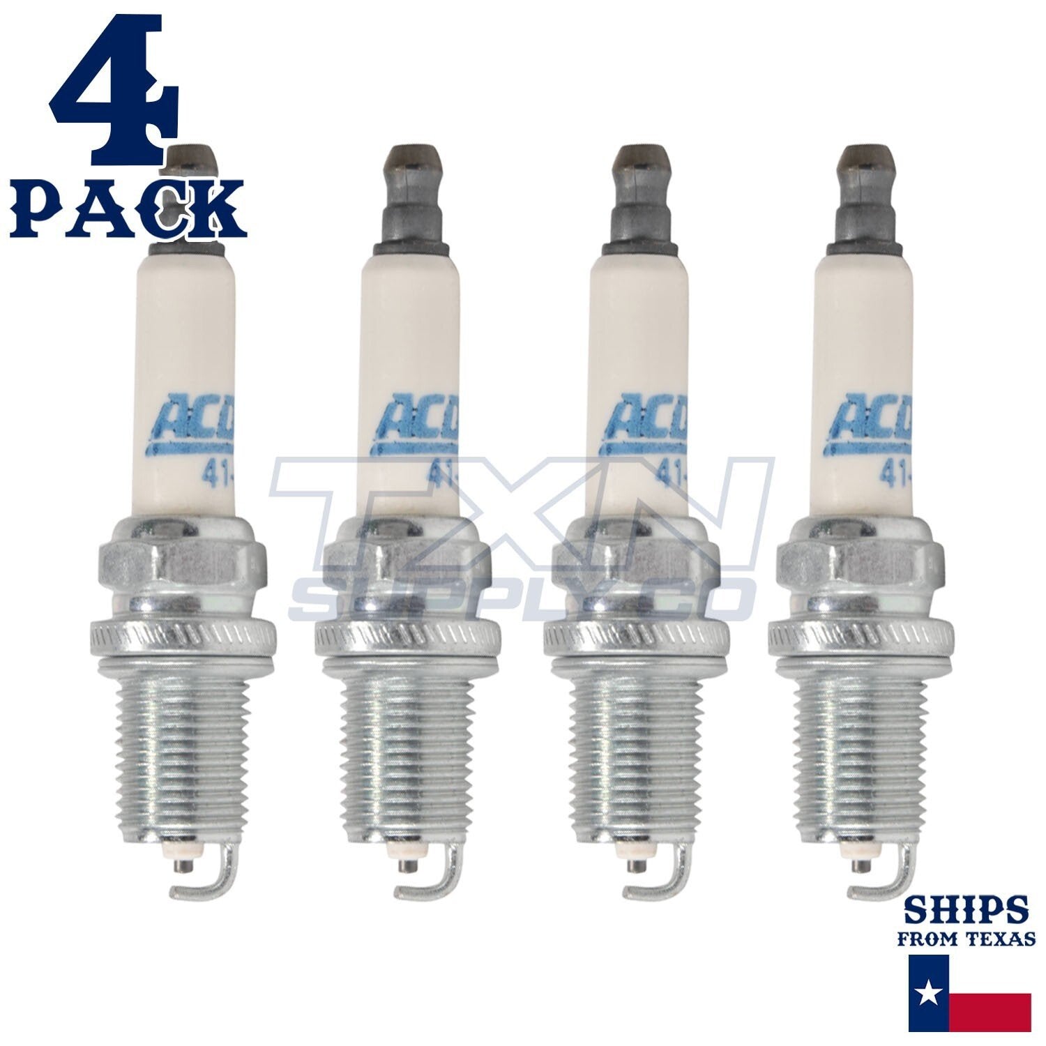 4 Pack ACDelco Double Platinum Spark Plugs 2003-2006 for Ford Econovan 1.8L ps