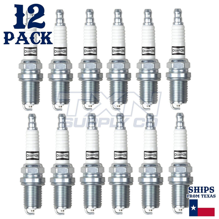 12 Pack Champion Copper Plus Spark Plugs 1993-1997 BMW 850Ci 5.0L 5.4L V12 ps