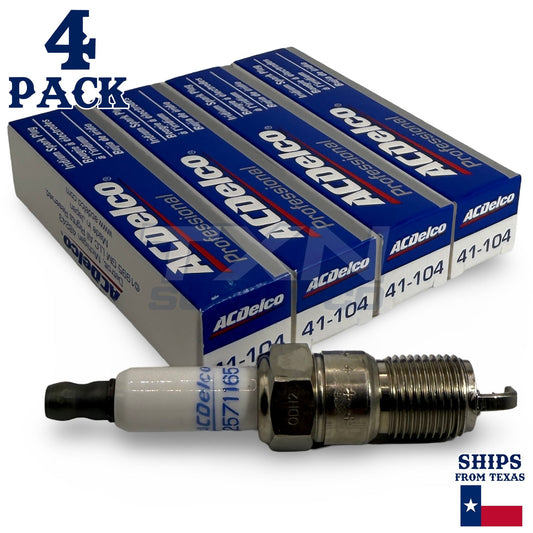 4 Pack Genuine GM ACDelco Iridium Spark Plugs 41-104 ps