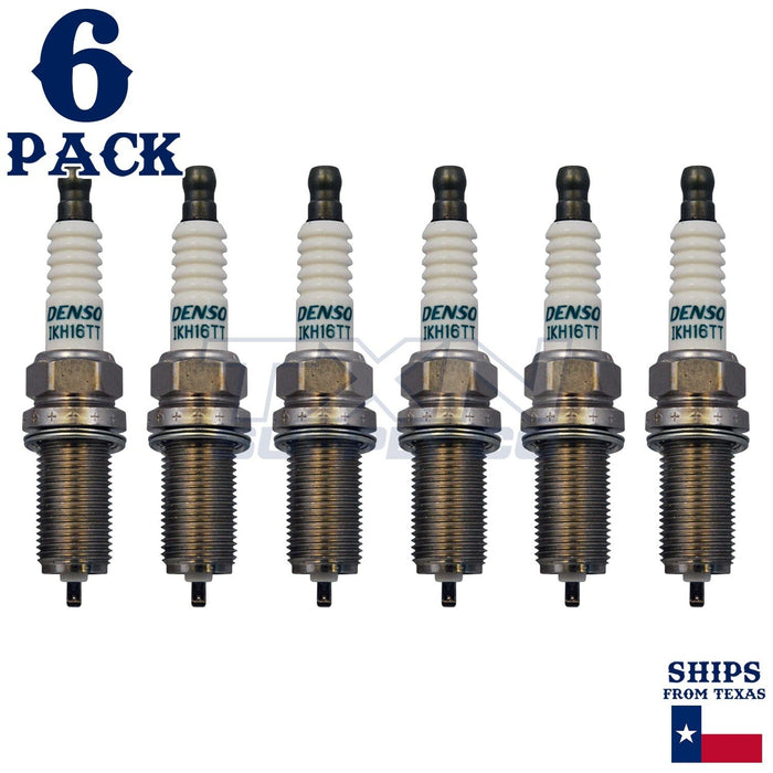 6 Pack Denso 4703 Iridium TT Spark Plugs IKH16TT ps