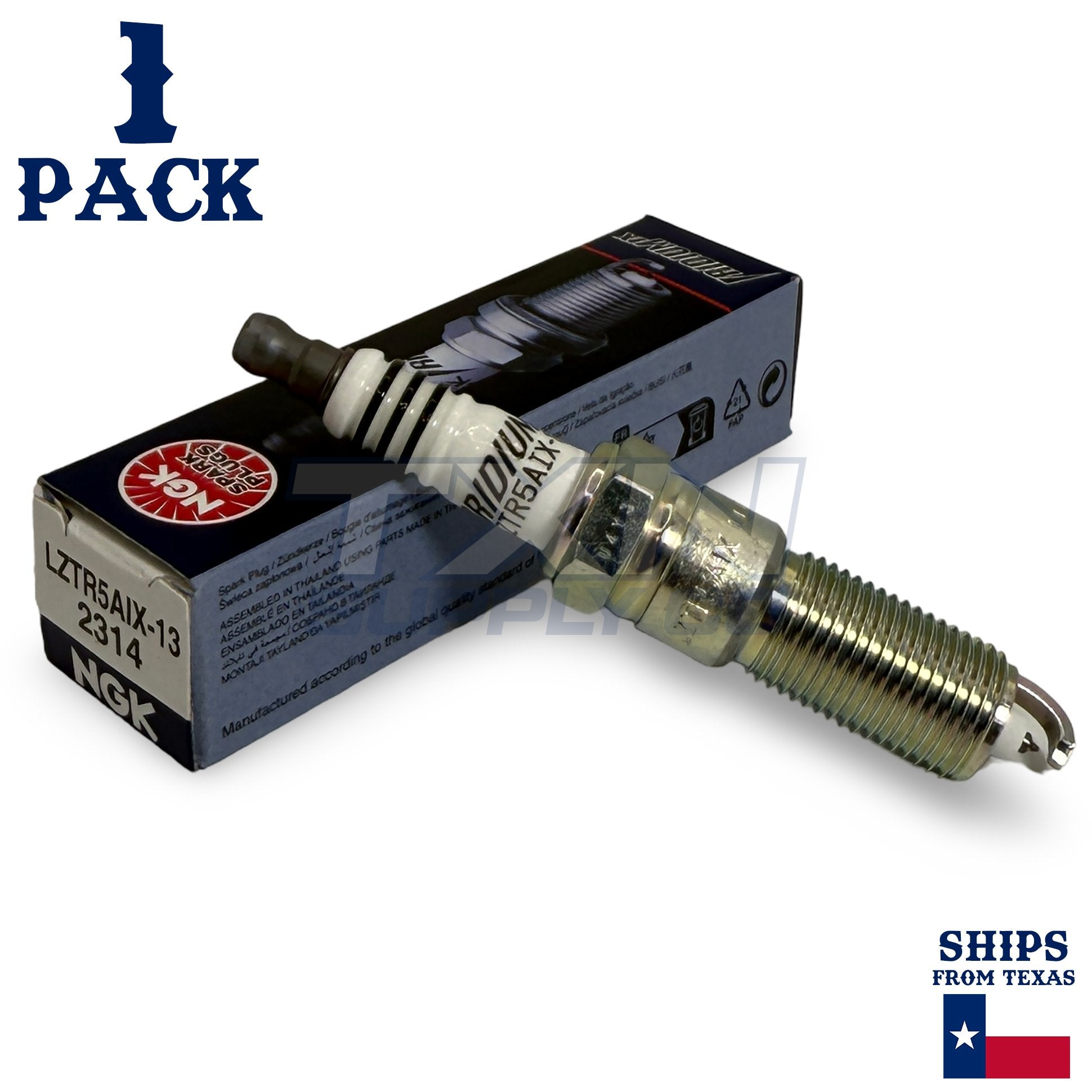 1 Pack NGK Iridium IX 2314 Spark Plugs LZTR5AIX-13 ps