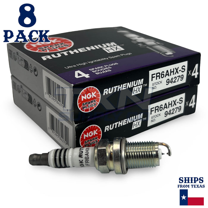 8 Pack NGK Ruthenium HX Spark Plugs  2007 for Dodge Durango V8 4.7L ps