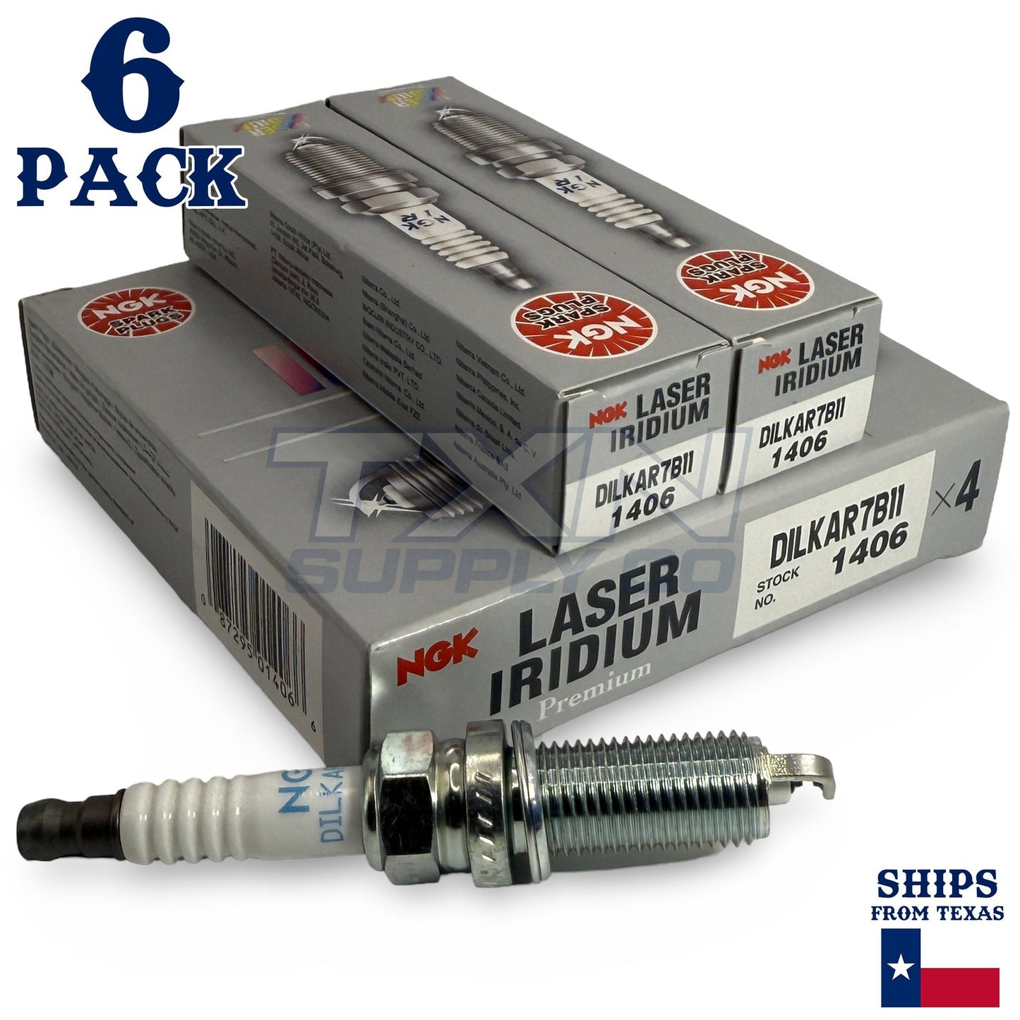 6 Pack NGK Laser Iridium Spark Plugs 2009-2014 for Nissan Maxima 3.5L V6 ps
