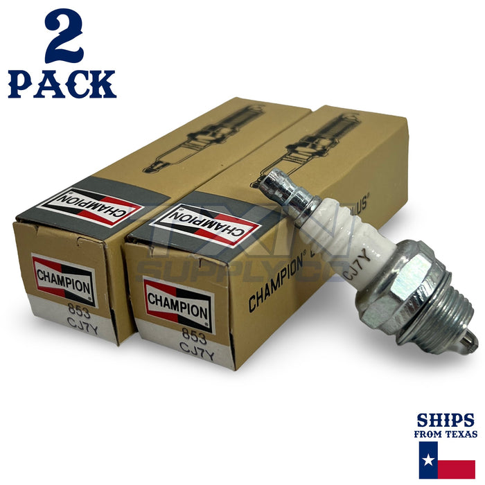 Champion 853 Copper Plus Spark Plug CJ7Y - 2 Pack