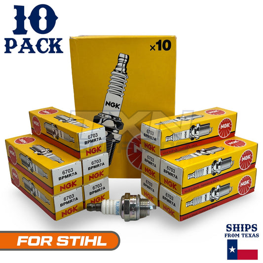 10 Pack NGK Spark Plug - For STIHL Trimmer Cutter  HS 75