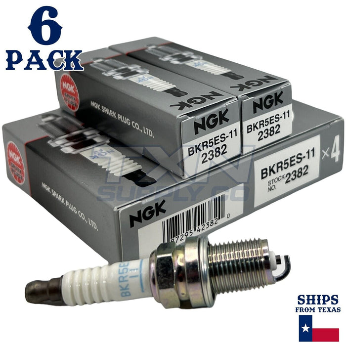 NGK 2382 Spark Plug BKR5ES-11 - 6 Pack